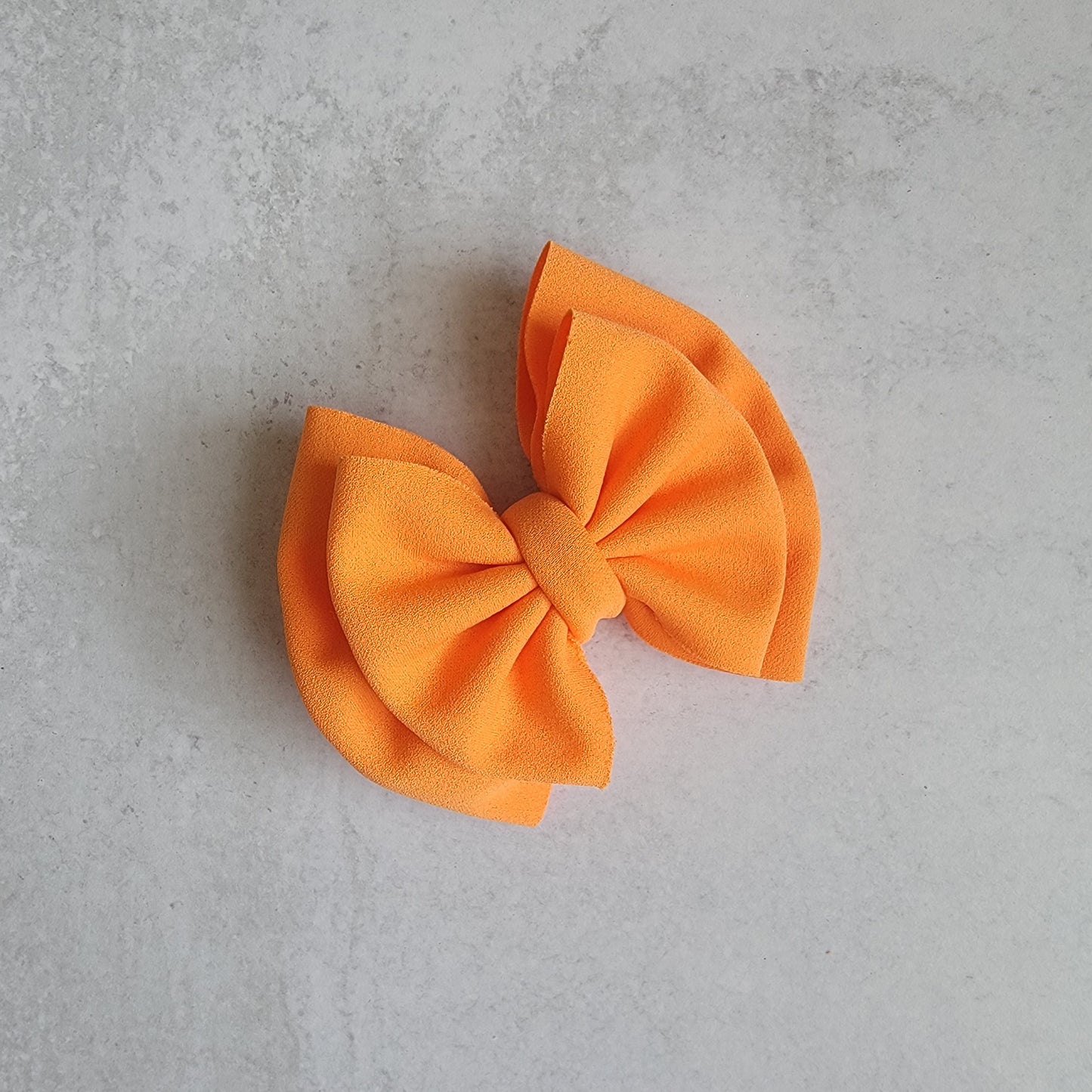 Bright Orange Double Bow