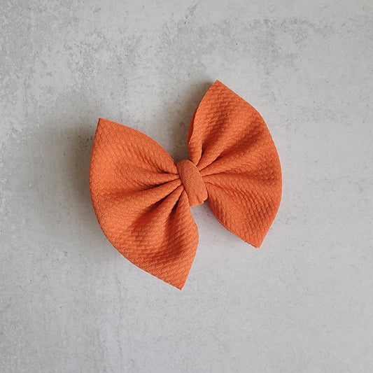 Burnt Orange Classic Bow