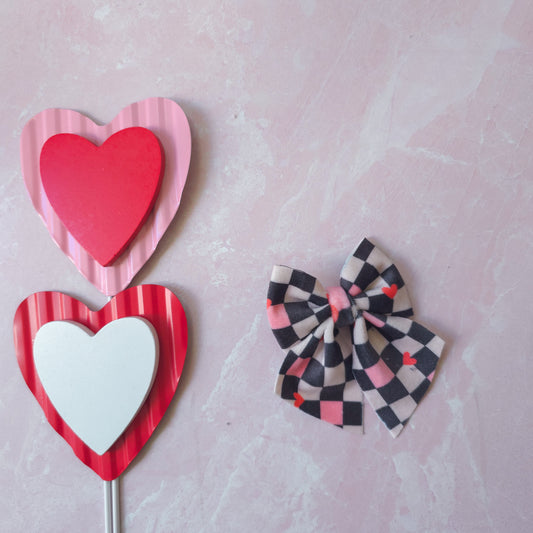 Checkered Hearts Sailor Mini