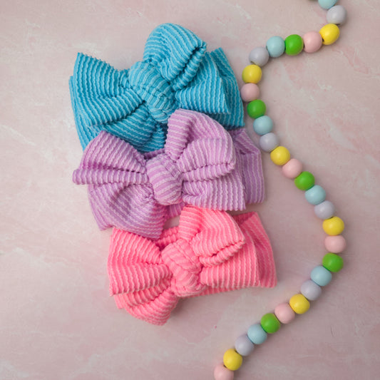 Easter Solids Chunky Knot Wrap