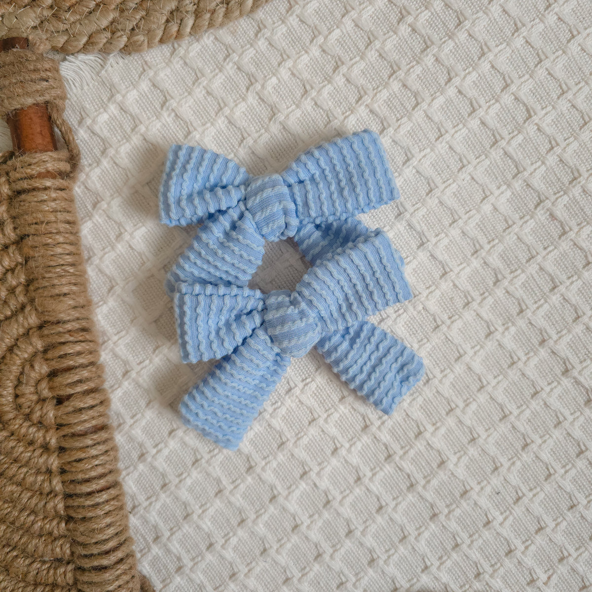 Baby Blue Pinwheel Piggies