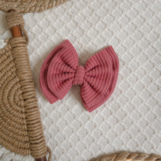 Mauve Double Bow