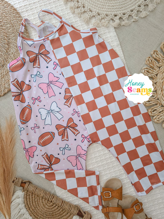Football Split Terran Romper