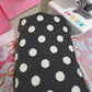 Black/White Polka Dot Oversized Sweater