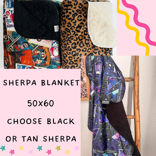 Pick Your Print Sherpa Blanket