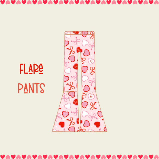 Hearts & Bows Flares