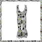 Raiders Bell Bottom Romper