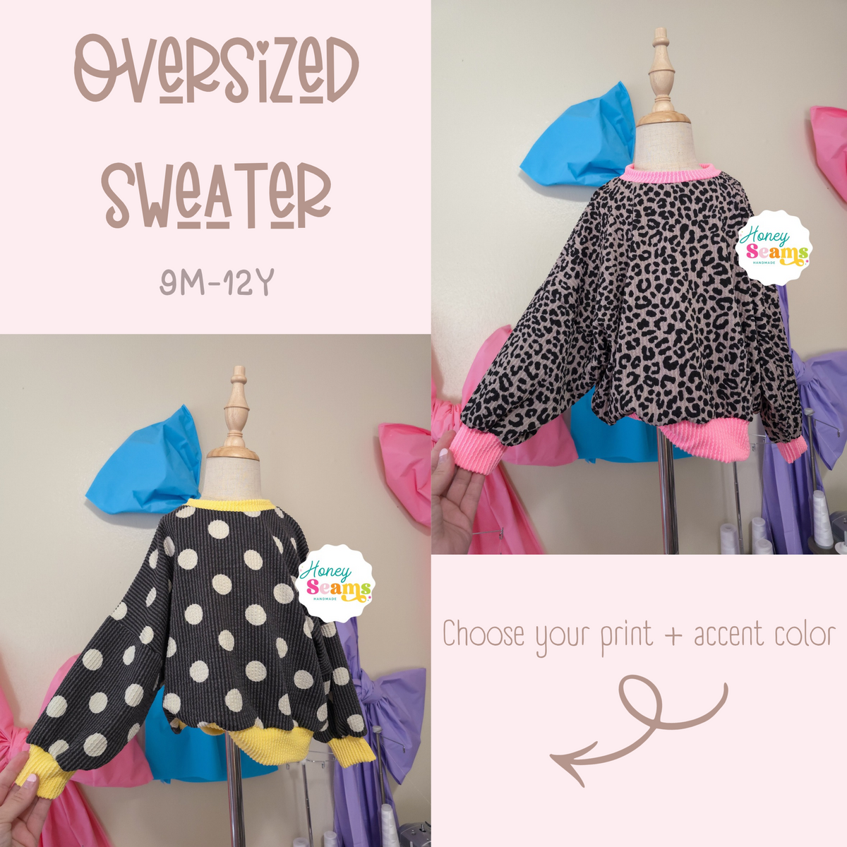 Accent Solids (Oversized Sweater)